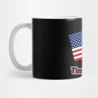 Time To Heal American Flag Bipartisan Mug